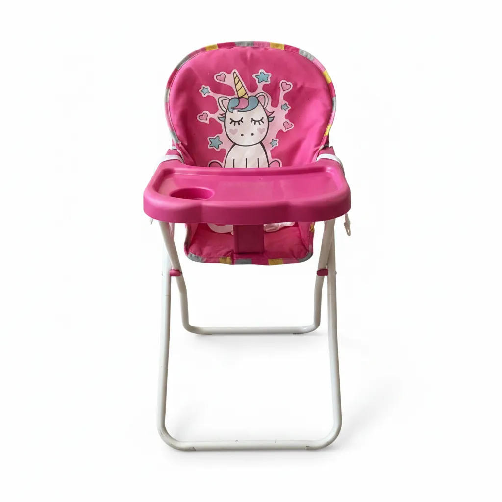 Silla Alta Prinsel para muñeca - Diseño de Unicornio Rosa 2