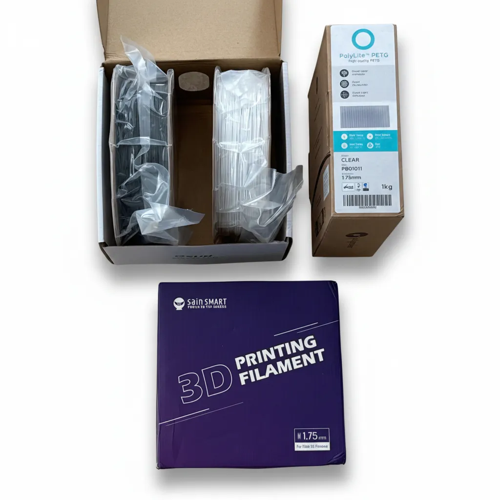 Filamento para Impresión 3D SainSmart TPU y PolyLite PETG 1.75mm 1