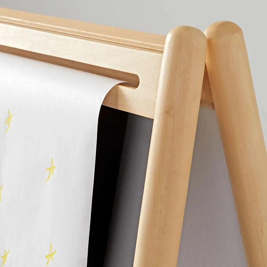 Crate & Barrel Kids' Art Easel with Whiteboard & Chalkboard 2