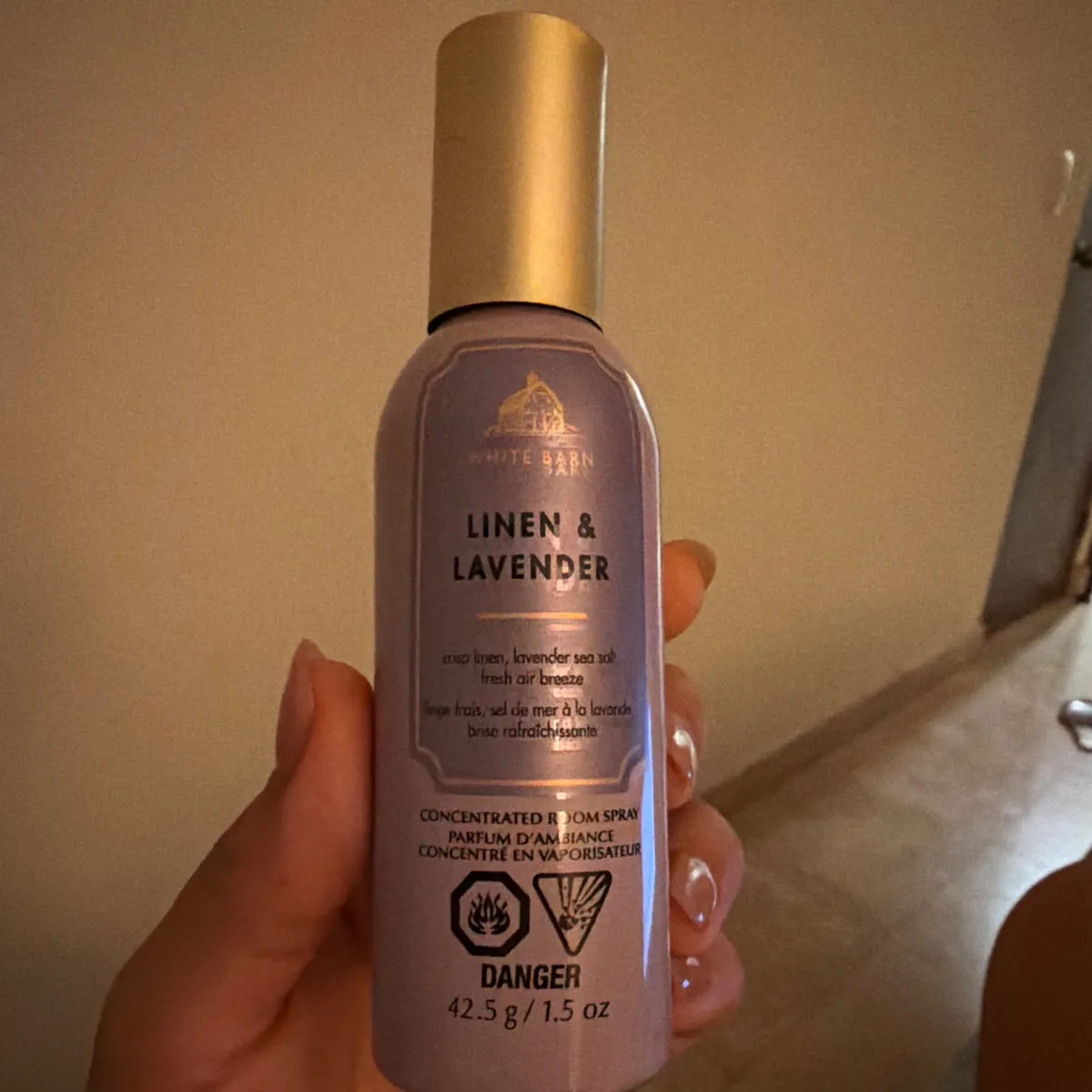 White Barn Linen & Lavender Concentrated Room Spray 1
