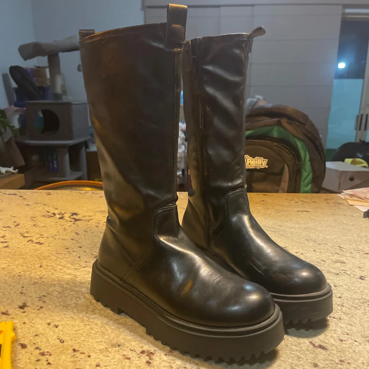Botas Negras con Plataforma Zara - Talla 40 2