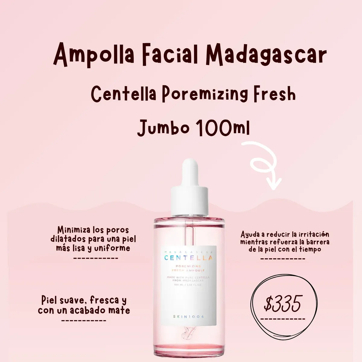 SKIN1004 Ampolla Facial Madagascar Centella Poremizing Fresh 1