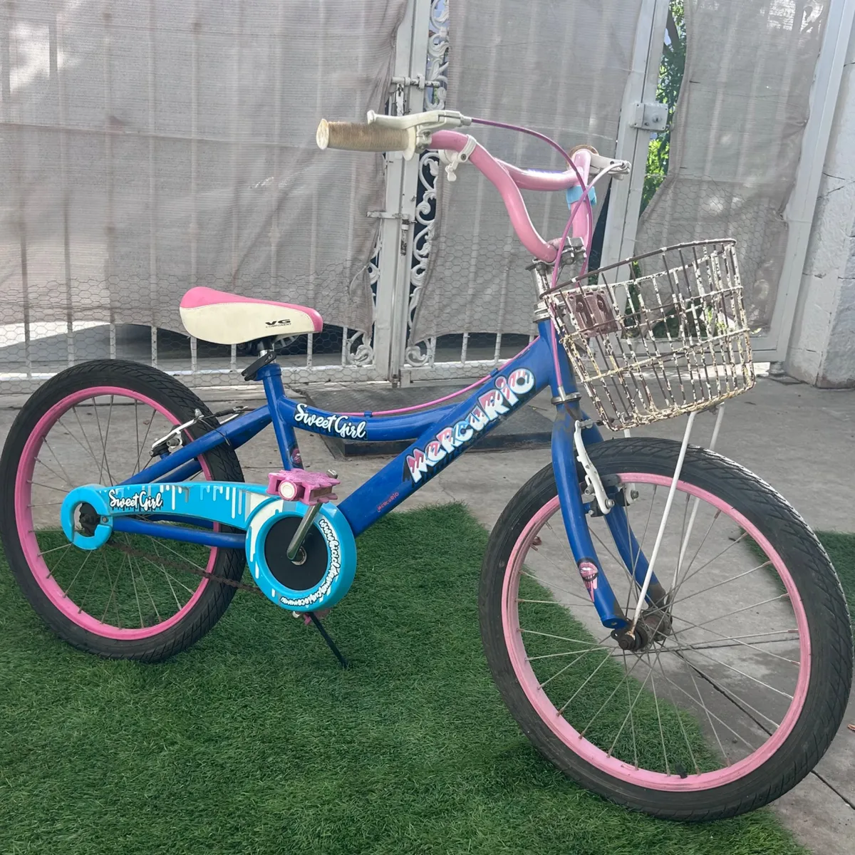 Bicicleta Infantil Mercurio Sweet Girl Rodada 20 con Canasta 2
